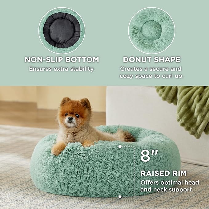 Bedsure Calming Dog Bed for Small Dogs - Image 3