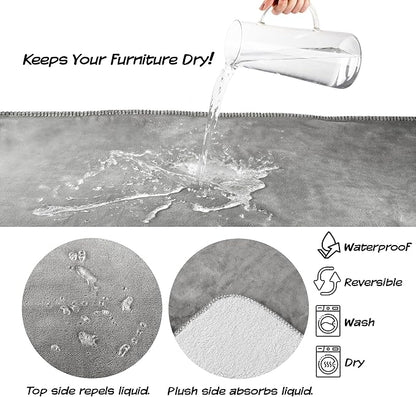 Waterproof Reversible Dog Blanket 60x70 Inches - Image 2