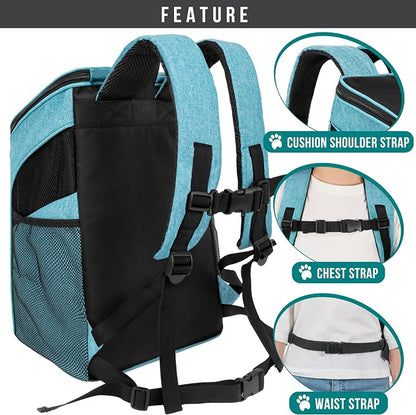 PetAmi Small Dogs and Cat Backpack Carrier, Airline Approved Pet Backpack - Image 5