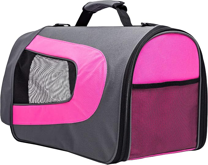 Pawer 18” x 11”x 11” Soft-Sided Foldable Airline Approved Pet Carrier - Image 6