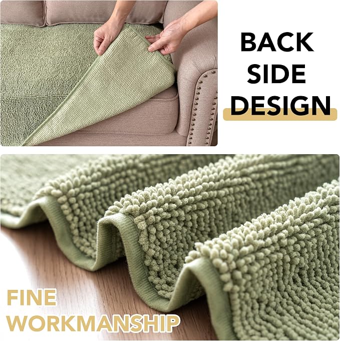 H.VERSAILTEX Non Slip Pet Couch Cover Chenille Dog Bed Protector Thick Soft - Image 5