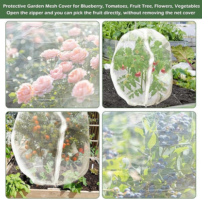 3Pcs Plant Covers from Insects, Bird Netting Barrier - Image 7