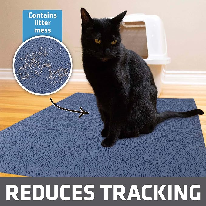 Drymate Cat Litter Box Mat, Litter Trapping Mat, Waterproof, Urine-Proof - Image 2