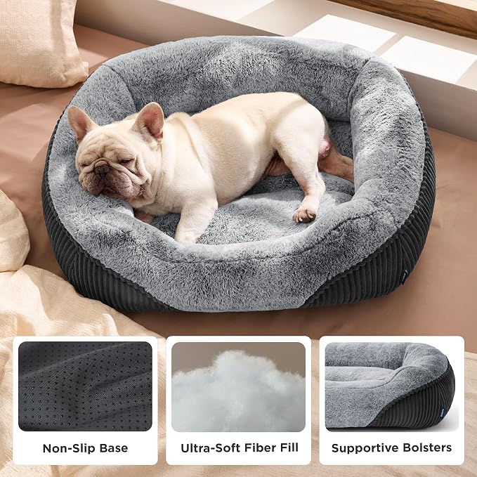 Bedsure Washable Dog Bed Medium Size Dog - Image 3