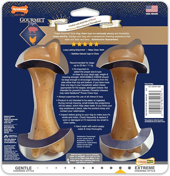 Nylabone Gourmet Style Strong Chew Toy Bundle, Toys - Image 10