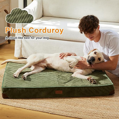 FUKUMARU Dog Bed, Thickened Corduroy Orthopedic Dog Beds - Image 2
