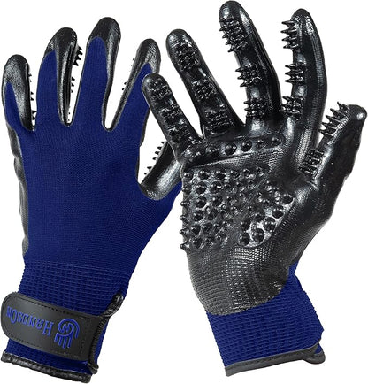 H HANDSON Pet Grooming Gloves by HandsOnPatentedOriginalGroomingBathingGloves