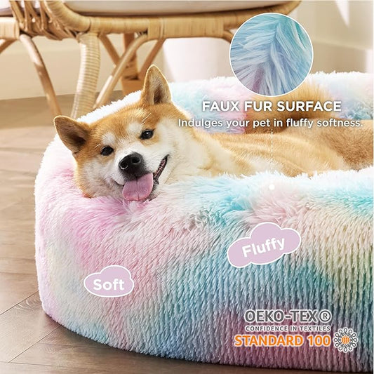 Bedsure Calming Dog Bed for Medium Dogs - Image 2