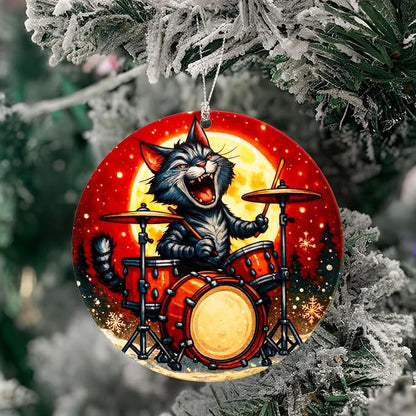 Cat Ornaments for Christmas Tree, Christmas Ornaments 2025, Funny Cat Ornament - Image 3