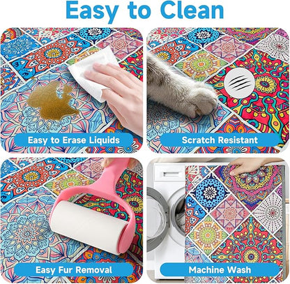 Waterproof Dog Blanket, Bohemian Dog Bed Cover Pet Blanket, Reversible Sofa - Image 4