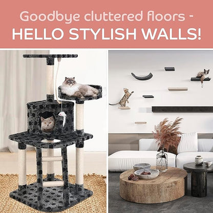 Wall Mounted Cat Steps Short Shelves by Pryde Pets - Image 9
