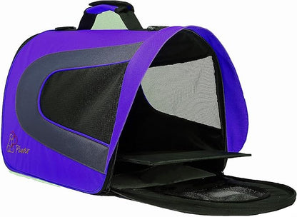 Pawer 18” x 11”x 11” Soft-Sided Foldable Airline Approved Pet Carrier - Image 7