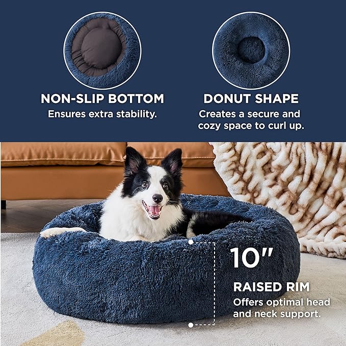 Bedsure Calming Dog Bed for Large Dogs - Image 3