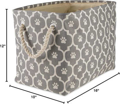 Bone Dry Pet Storage Collection Lattice Paw Print, Medium Rectangle - Image 5
