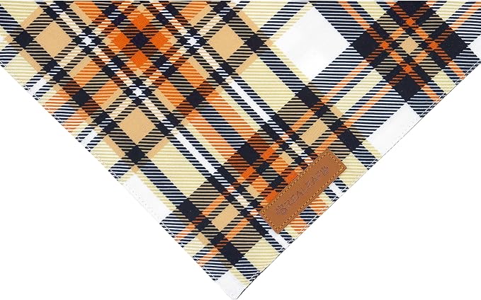 Realeaf Fall Dog Bandanas 2 Pack, Reversible Pet Scarf - Image 4