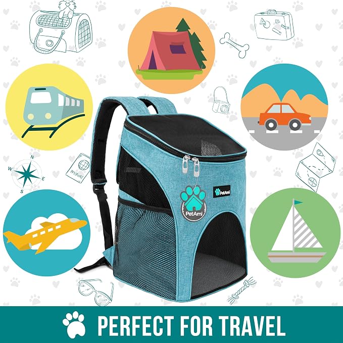 PetAmi Small Dogs and Cat Backpack Carrier, Airline Approved Pet Backpack - Image 7