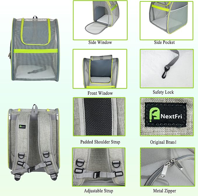 Pet Carrier Backpack, Ventilated and Breathable - Image 4