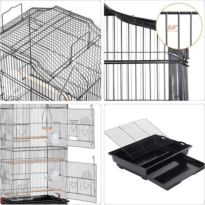 Yaheetech 64-inch Play Open Top Medium Small Bird Cage - Image 5