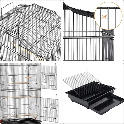 Yaheetech 41-inch Open Top Medium Bird Cages - Image 5