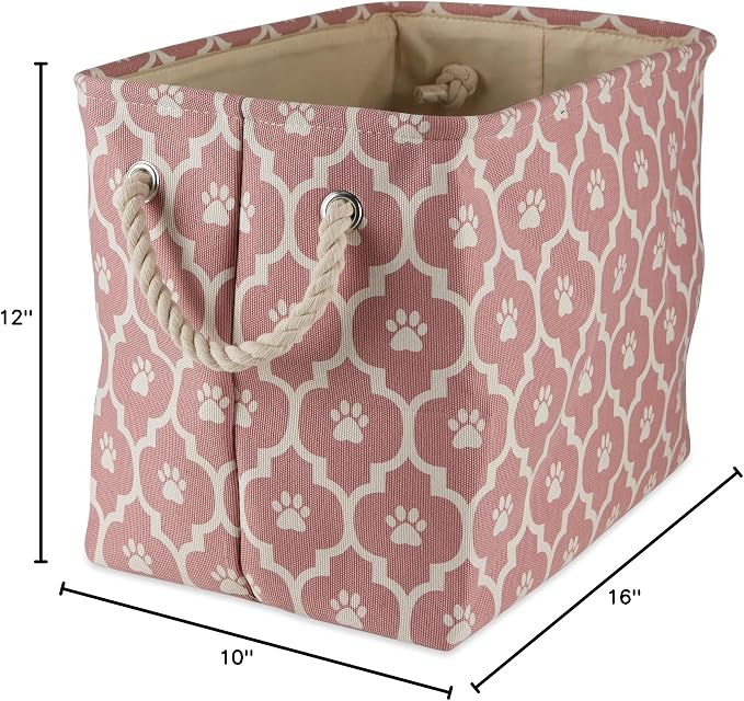 Bone Dry 6192 Pet Storage Collection Lattice Paw Print, Medium Rectangle - Image 6