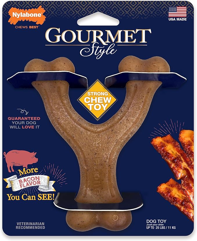 Nylabone Gourmet Style Wishbone Strong Chew Toy - Image 9
