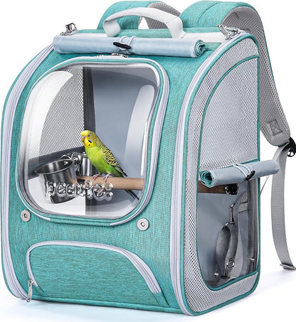 Pecute Bird Backpack Carrier for Small Birds, Bird Carrier by pecute