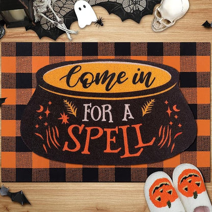 Tinideya 2 Pcs Halloween Door Mat Come in - Image 8