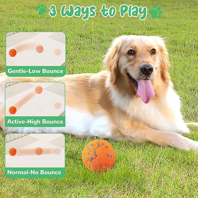 Smart Interactive Dog Toys, Vibrating Dog Ball, Electric Dog Chew Toys - Image 3