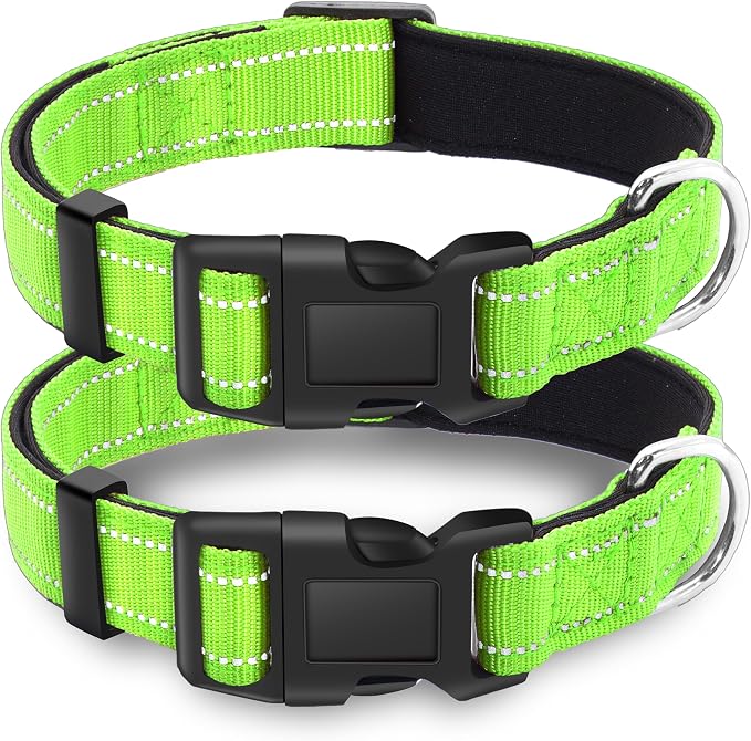 2 Pack Reflective Dog Collar by LIEVUIKEN