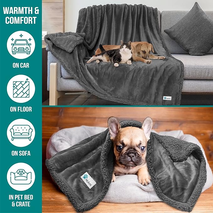 PetAmi Dog Blanket for Small Medium Dogs, Pet Bed Blanket Cat Puppy Kitten - Image 5