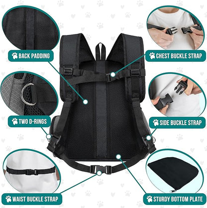PetAmi Front Carrier Backpack for Dogs and Cats - Image 5