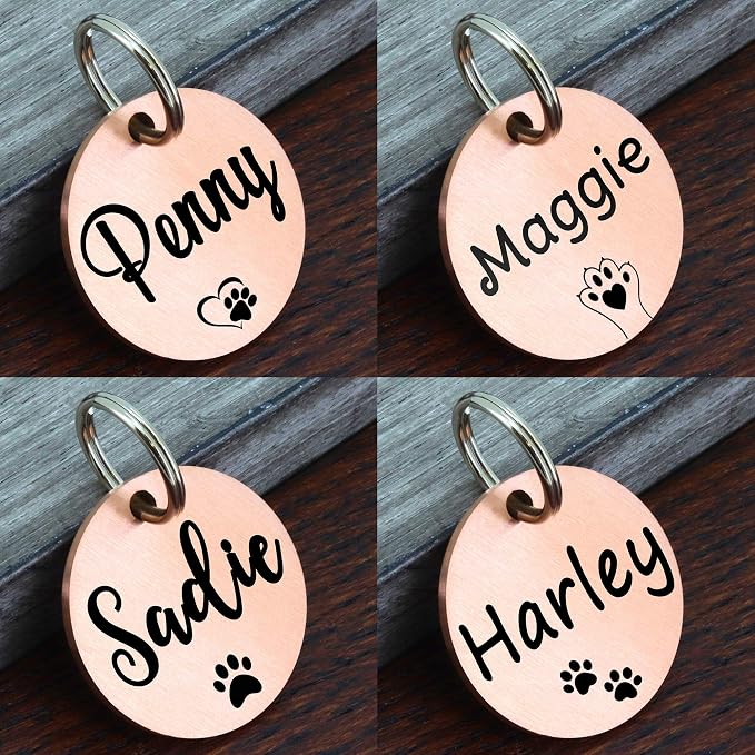 Ultra Joys Dog ID Tag, Custom Dog Tag Personalized Cat Tag, Pet ID Tag - Image 3