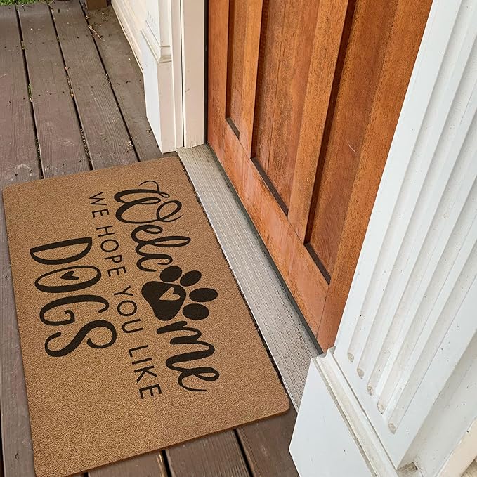 Funny Dog Welcome Door Mats, We Hope You Like Dogs Door Mat - Image 4
