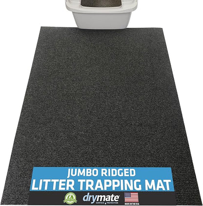 Drymate Cat Litter Box Mat, Litter Trapping Mat, Waterproof, Urine-Proof by Drymate