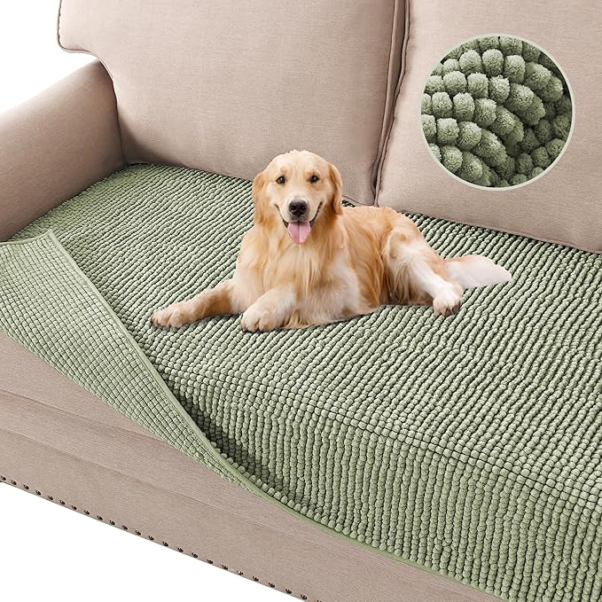 H.VERSAILTEX Plush Chenille Dog Bed Cover Thick Soft Sofa Cover by HVERSAILTEX