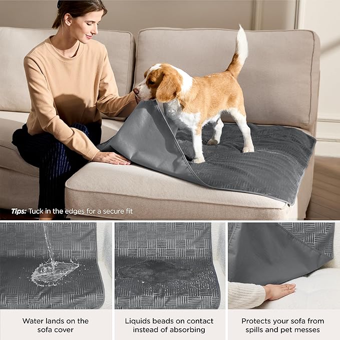 Bedsure Waterproof Bed Cover for Dogs Washable - Image 2