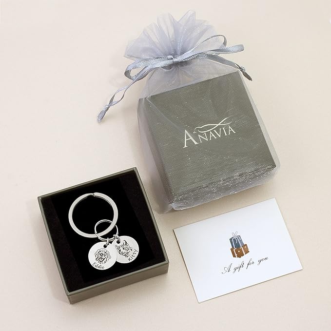 Anavia Personalized Pet Portrait Keychain, Customized Pet Photo Handmade - Image 7