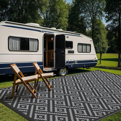 GENIMO Outdoor Rug Waterproof, Lightweight Large RV Camping Mat - Image 5