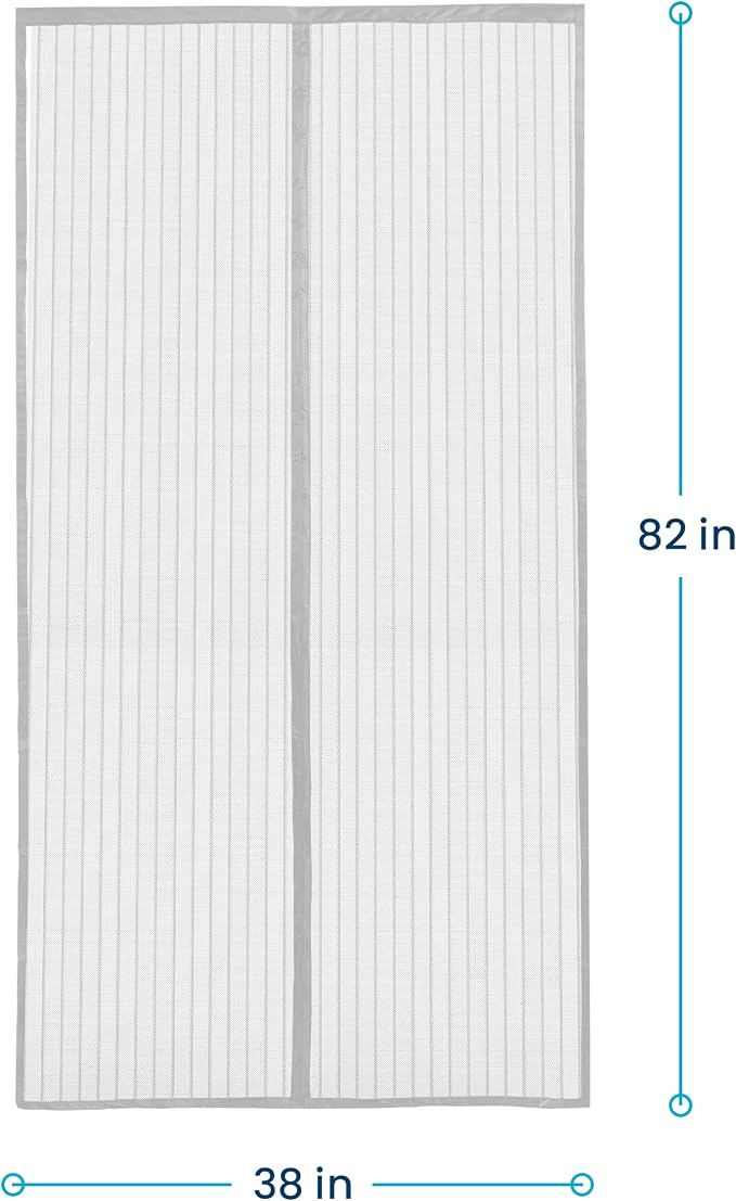 Flux Phenom Magnetic Screen Door Mesh 38x82 Inch – Easy Install, Strong Magnet - Image 9