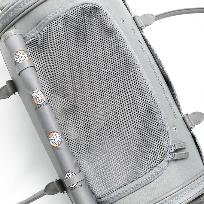Soft-Sided Pet Carrier for Cats and Small Dogs – Stylish, Airline-Approved - Image 4