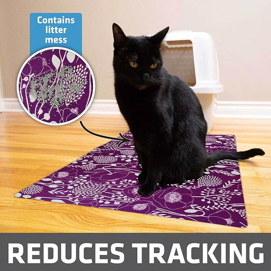 Drymate Cat Litter Box Mat, Litter Trapping Mat, Waterproof, Urine-Proof - Image 2