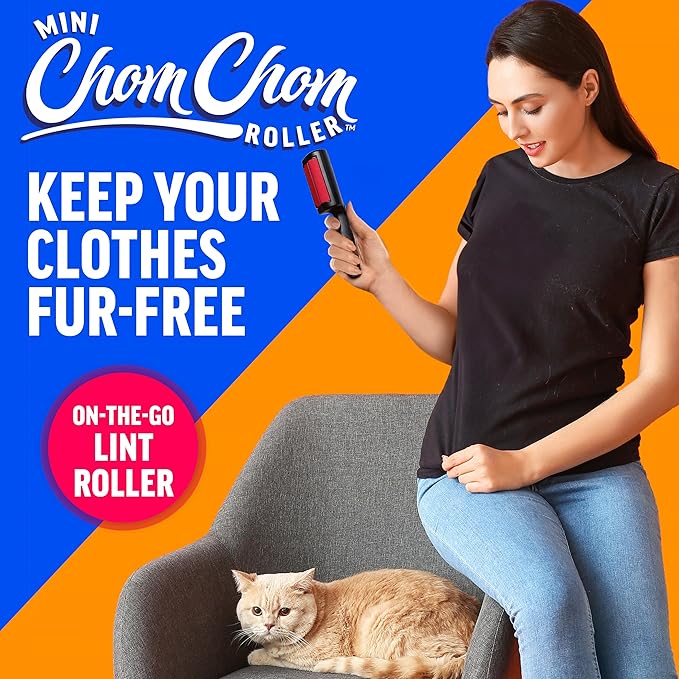 ChomChom Roller Pet Hair Remover – Reusable Lint Roller Pet Hair Removal Tool - Image 2