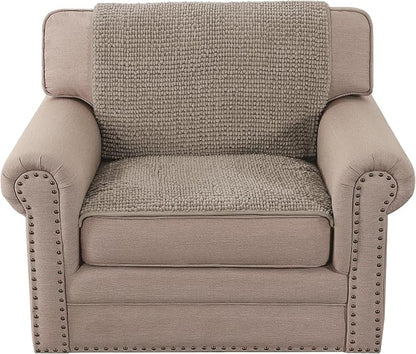 H.VERSAILTEX Plush Chenille Couch Armrest Cover 2 Packs Thick and Soft Sofa - Image 7