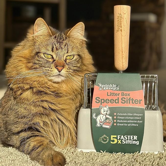 Sprinkle & Sweep Metal Cat Litter Scoop - Image 6