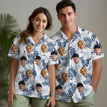 Custom Hawaiian Shirt with Face Photo Picture - Image 3