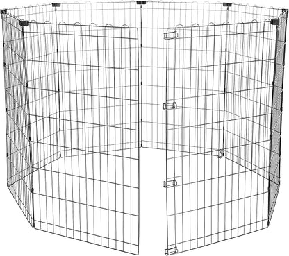 Amazon Basics Foldable Octagonal Metal Exercise Dog Playpen by AmazonBasics