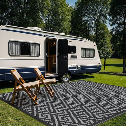 GENIMO Outdoor Rug Waterproof, Lightweight Large RV Camping Mat - Image 5