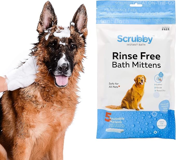 ScrubbyPet No Rinse Pet Wipes- Use Pet Bathing, Pet Grooming Pet Washing - Image 8