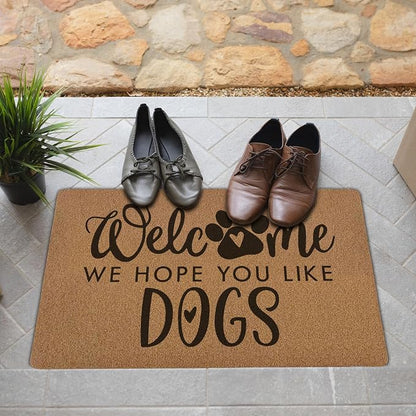 Funny Dog Welcome Door Mats, We Hope You Like Dogs Door Mat - Image 2