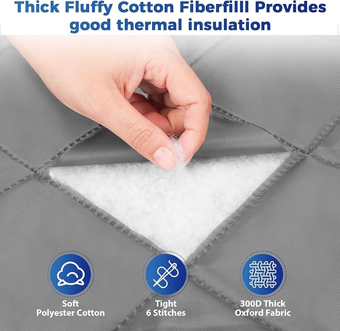 Cotton Thermal Door Screen Draft Stopper Cover Made of Oxford and Cotton Fill - Image 6